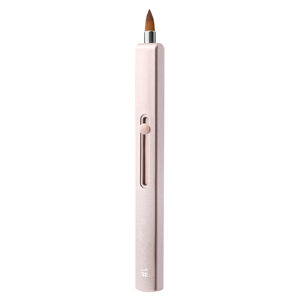 Lip Brush Telescopic Soft Bristles Portable Beauty Tool