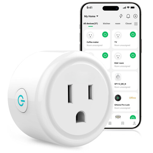 Smart Plug White4Pack WiFi Kompatibel med Alexa och