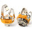 TRS Stereo Female Panel Mount Jack Silver 2PCS 1