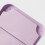 Women's Simple Portable Makeup Mirror Light Purple 6