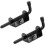 5 Inch Spring Loaded Latch Bolt Heavy Duty Black 2 Pack 1