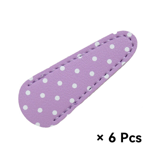 ICERUN Scissors Protective Covers Light Purple with White