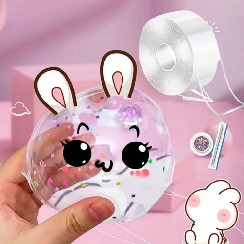 Nano Bubble Art Tape Kit with Double-Sided Adhesive 2