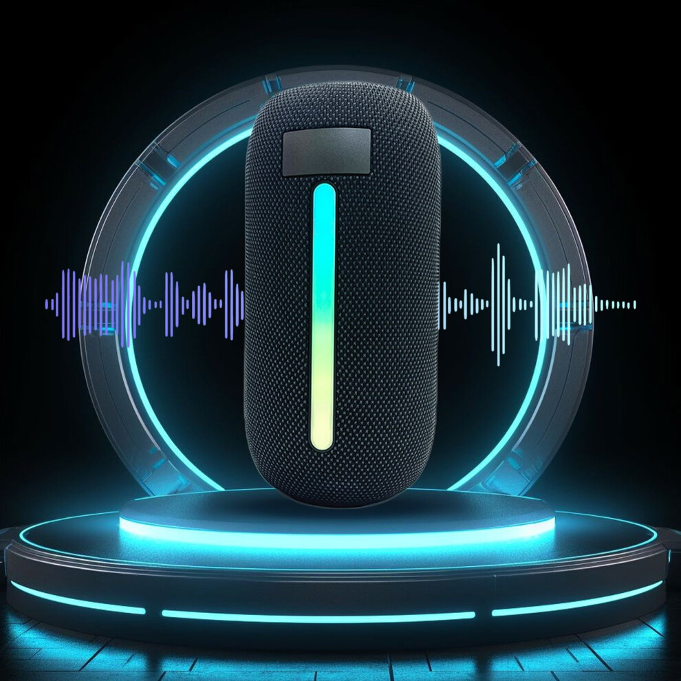 Inerposs Portable Bluetooth Speaker With Led S And Light 9314556953903