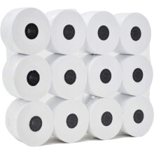 Role de hârtie albă pentru mașini de adunat, 2,25 x 150 ft