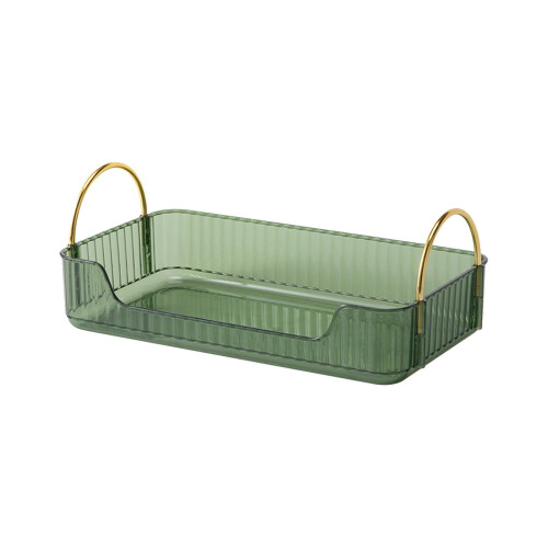 Huayishang bathroom shelf desktop cosmetic storage box dark
