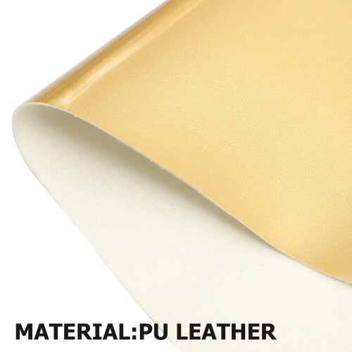 Gold Faux Leather Jewelry Pattern Sheet PU 2