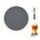 Silicone Coasters Thick Grey 4-Pack 1