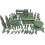 Military Model Soldier Playset 56 pcs 5 cm 6