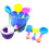 Wamans children's beach sand toy set 5-piece 2
