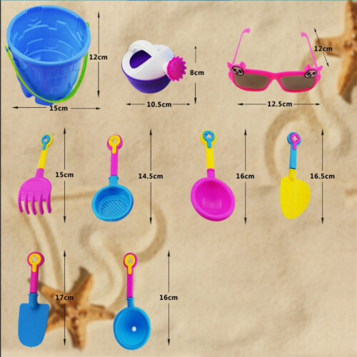 Wamans children's beach sand toy set 5-piece 2