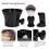 Black plastic shaving brush bowl with handle 1