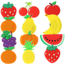 Aimants décoratifs pour réfrigérateur pour tout-petits (12 pièces)