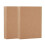 A4 kraft paper ring binder folder refillable 2 pcs 1