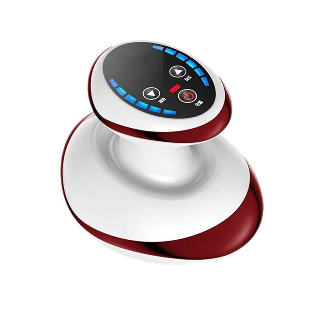 Electric cupping massager with heating and suction for back