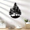 Pine Tree Wall Decor Metal Art Sticker 1 Piece 6