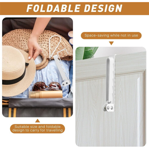 Tutuviw over-door hanger white 2 pcs 2