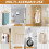 Tutuviw over-door hanger white 2 pcs 7