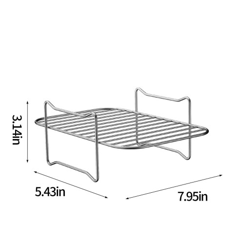 Stainless Steel Turkey Roasting Rack 1 Pack 2