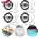Rubber Sink Stopper with Chain 4 Pack 1