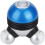 GBB-Mini handheld vibrating massager blue battery-powered 1