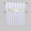 Kitchen Curtain and Valance Set Waffle Weave White 36 inch 1