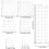 Clear Acrylic Stamp Blocks Set with Grid 35 Pieces 4