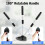 Car Windshield Cleaner with Extendable Handle Black 7