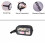 Clear Waterproof Toiletry Bag PU Zippered Small 1