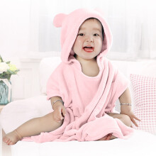 Babybadhanddoek met capuchon, extra groot, zacht en dik.