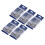 Walmeck label tape 12mm  8m white 5 pcs 3