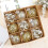 Christmas ornaments set silver shatterproof balls 9 pcs 8