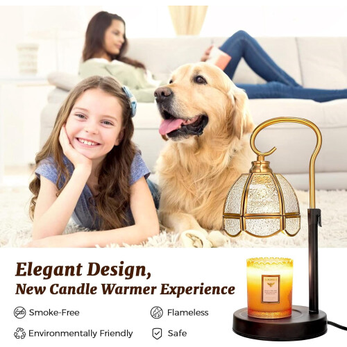 Candle Warmer Lamp with Adjustable Height Timer Dimmable 1