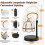 Candle Warmer Lamp with Adjustable Height Timer Dimmable 5