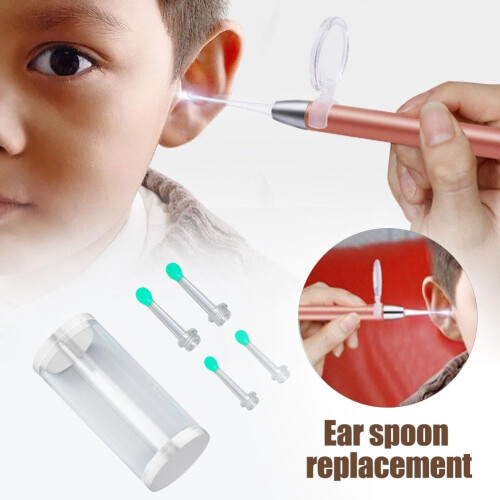 Ear Wax Remover with 4 Replaceable Ear Spoons 2