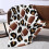 Football Pattern Flannel Throw Blanket Brown 100x130cm 1