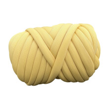 Yellow Chunky Tubular Yarn 250g 65.6ft for Arm Knitting and