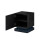 QIU bedside table 2 pcs. 46x41.5x53 cm black gloss/black gloss 2