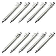 10 stk. multifunktionel 1,0 mm gelblækpen vernier caliper rullepen papirvarer - punktpenne blå blæk