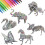 Kiddopark3D Kleurpuzzel Knutselset 6 Stukjes 1