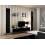 Cama Full cabinet VIGO '180' 180/40/30 white/black gloss 2