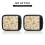 Luggage Handle Wraps Hippie Bee Honeycomb 2 Pcs 3