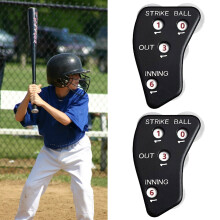 Baseball umpire clicker black 4-wheel counter