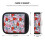 Luggage Handle Wraps Colorful Carnations Butterfly 2 Pcs 2