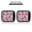 Luggage Handle Wraps Colorful Carnations Butterfly 2 Pcs 3