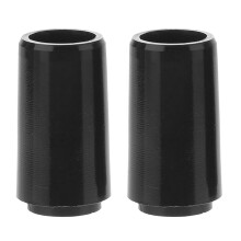 Plastic Club Ferrules for 0.355 Inch Tip Irons 2 pcs Black