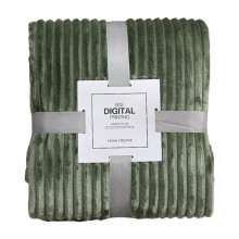 Ionze Fleece Blanket Green Thick Warm Throw