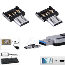 Mini USB male to female OTG adapter for Android