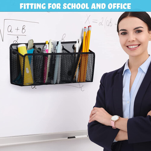 Magnetic Pencil Holder Black 6 Pack 1