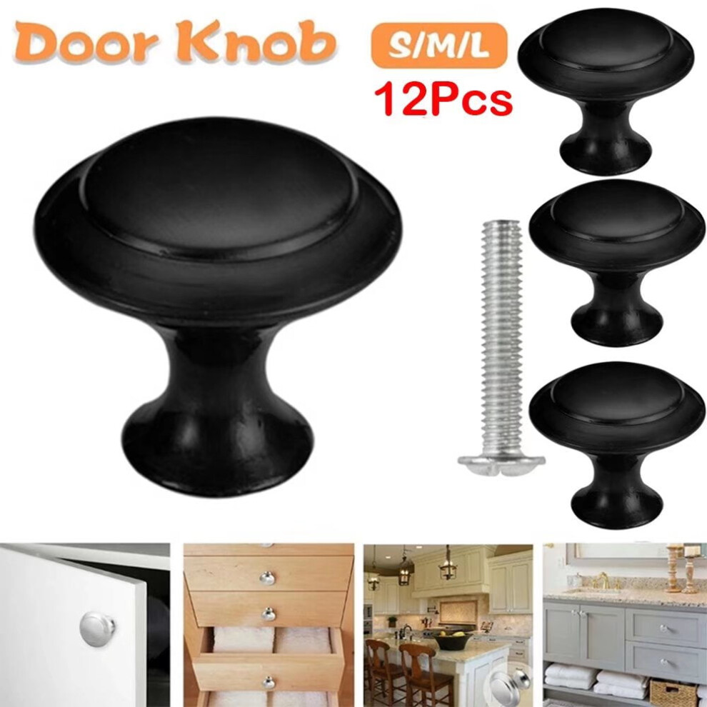 Kitchen Cabinet Pull Knobs Brushed Nickel 12Pcs 9314556463280